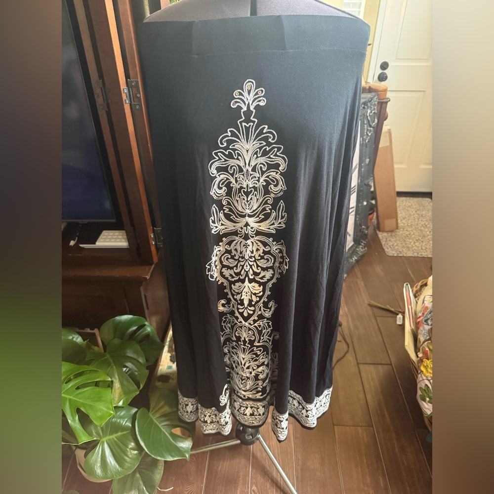 INC International Concepts Black Skirt